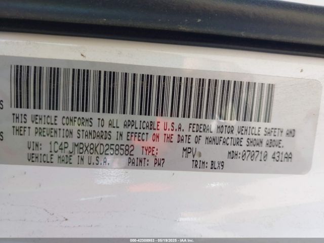 1C4PJMBX8KD258582 Jeep 2019