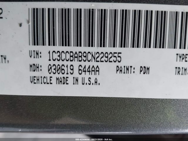 2012 CHRYSLER 200 1C3CCBAB9CN229255 Photo 8