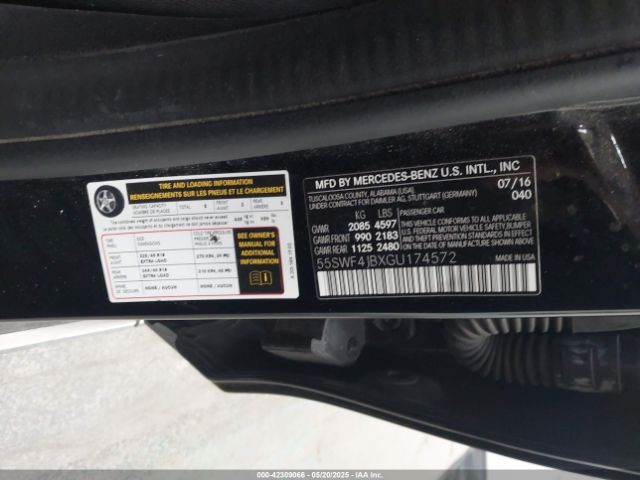 2016 MERCEDES-BENZ C 300 55SWF4JBXGU174572 Photo 8