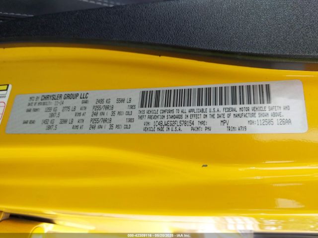 1C4BJWEG2FL578154 Jeep Wrangler Unlimited Sahara