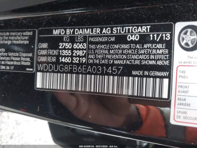 2014 MERCEDES-BENZ S 550 WDDUG8FB6EA031457 Photo 8