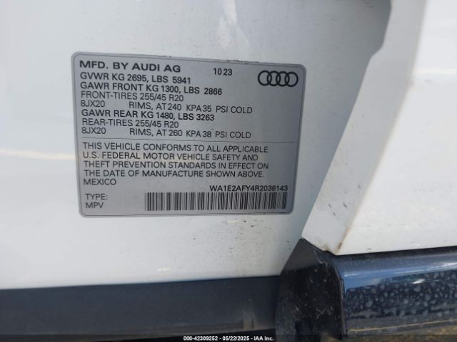 2024 AUDI Q5 WA1E2AFY4R2036143 Photo 8