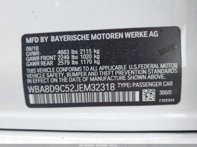 2018 BMW 330I WBA8D9C52JEM32318 Photo 8