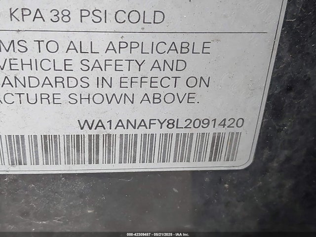 2020 AUDI Q5 WA1ANAFY8L2091420 Photo 8