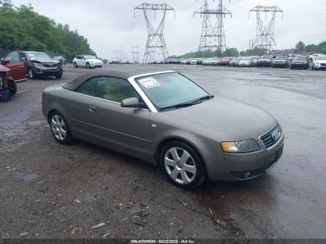 2005 AUDI A4 WAUAC48H35K008891
