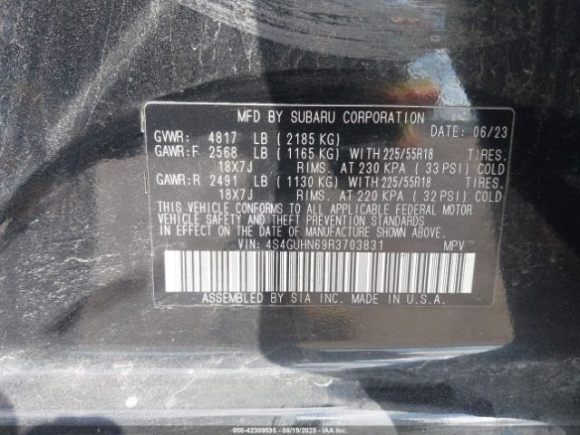 2024 SUBARU CROSSTREK 4S4GUHN69R3703831 Photo 8