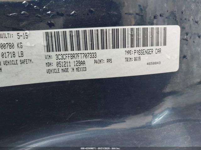3C3CFFBR7FT707333 Fiat 500 SPORT