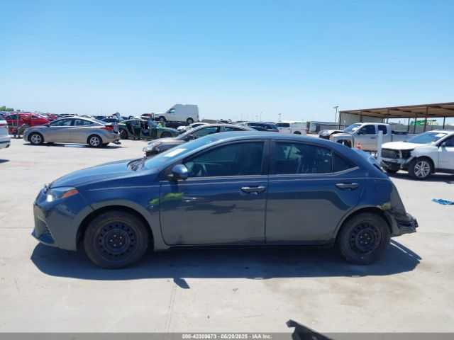 2T1BURHEXGC577393 Toyota COROLLA LE