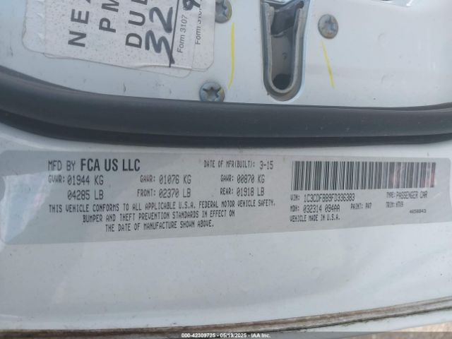 1C3CDFBB9FD336383 Dodge DART SXT