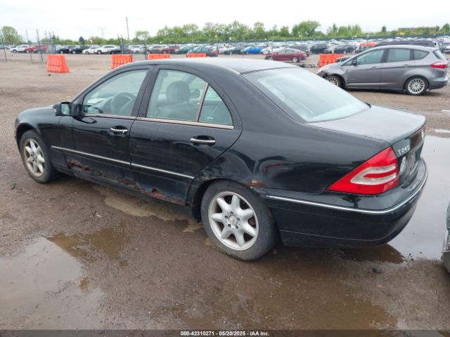 2003 MERCEDES-BENZ C 240 WDBRF61J93F359962 Photo 2