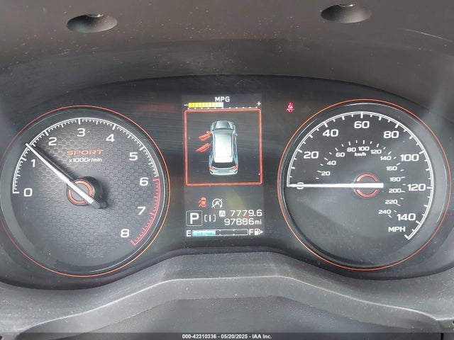 JF2SKALCXLH569282 Subaru naturally aspirated u5