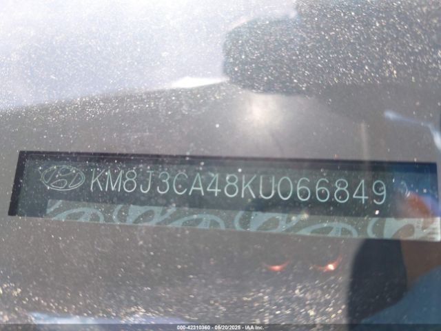 2019 HYUNDAI TUCSON KM8J3CA48KU066849 Photo 8