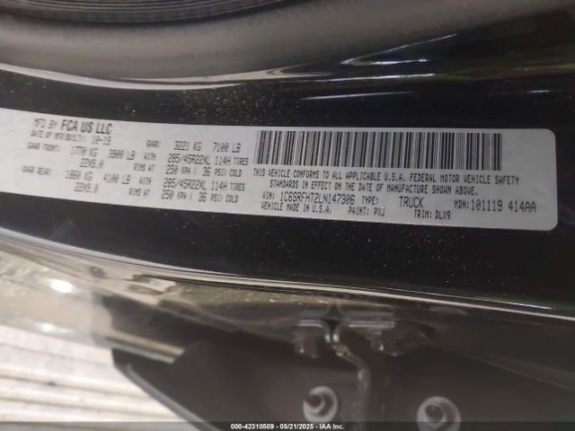 2020 RAM 1500 1C6SRFHT2LN147306 Photo 8