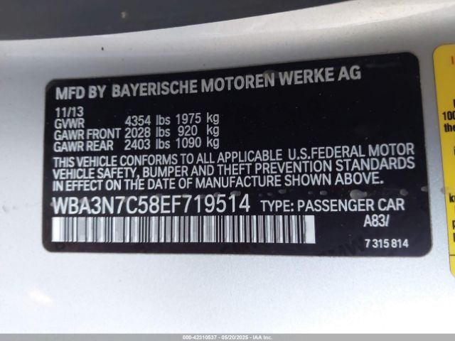 2014 BMW 428I WBA3N7C58EF719514 Photo 8