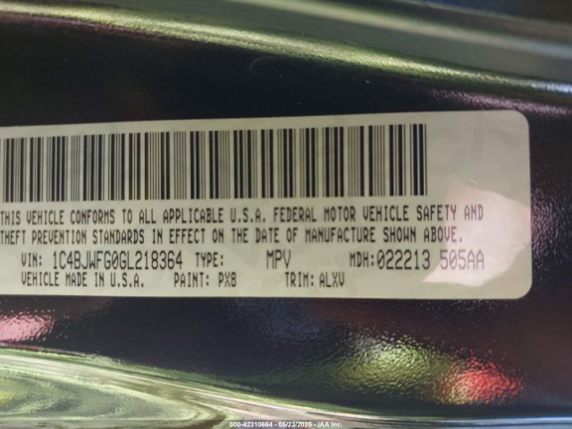 2016 JEEP WRANGLER UNLIMITED 1C4BJWFG0GL218364 Photo 8