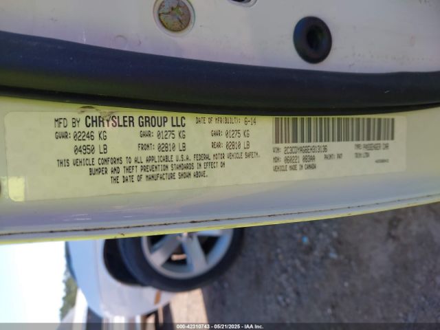 2C3CDYAG6EH313136 Dodge Challenger Sxt