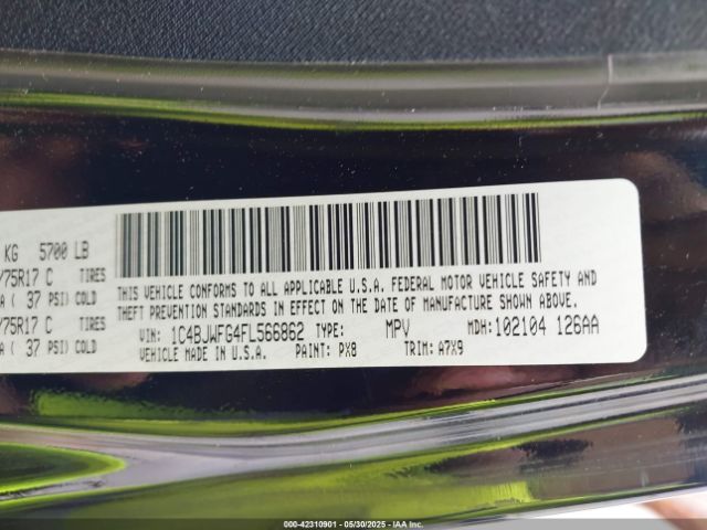 2015 JEEP WRANGLER UNLIMITED 1C4BJWFG4FL566862 Photo 8