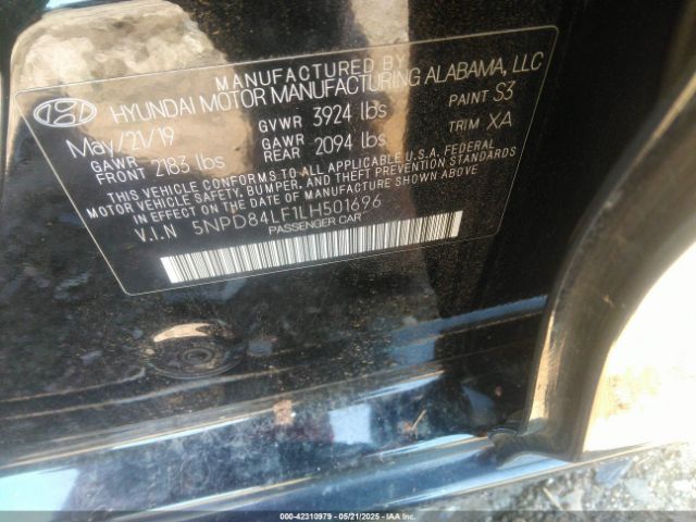 5NPD84LF1LH501696 Hyundai Elantra Value Edition