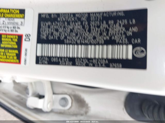 2021 LEXUS ES 350 58ADZ1B14MU100799 Photo 8