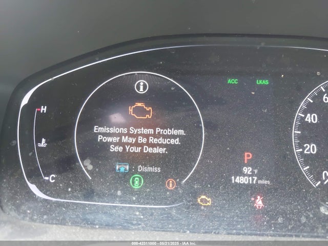 1HGCV1F35JA161625 Honda l15be