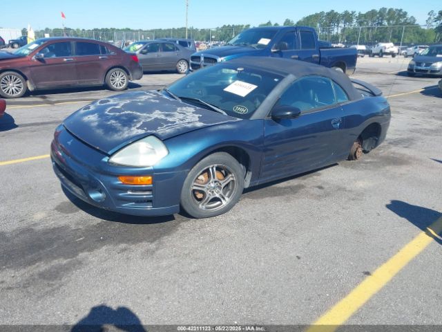 2004 MITSUBISHI ECLIPSE SPYDER 4A3AE45G54E096197 Photo 1