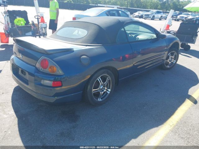 2004 MITSUBISHI ECLIPSE SPYDER 4A3AE45G54E096197 Photo 3