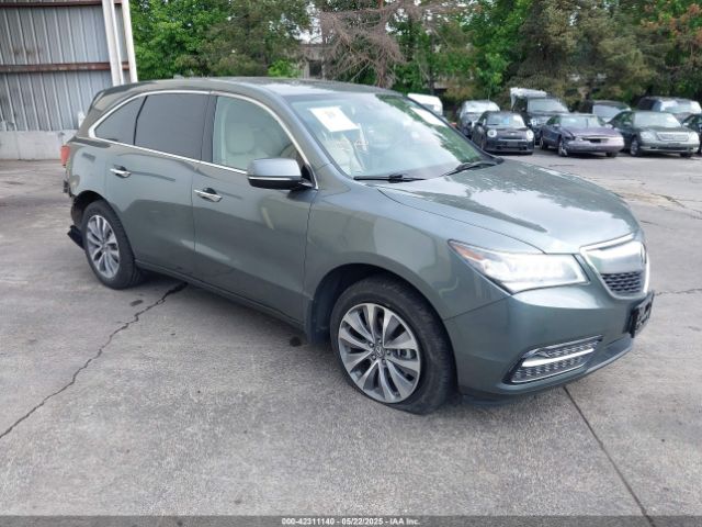 2014 ACURA MDX 5FRYD4H45EB048350 Photo 0