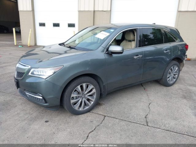 2014 ACURA MDX 5FRYD4H45EB048350 Photo 1
