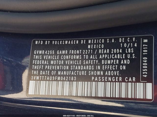 2015 VOLKSWAGEN GOLF GTI 3VWTT7AU9FM042183 Photo 8