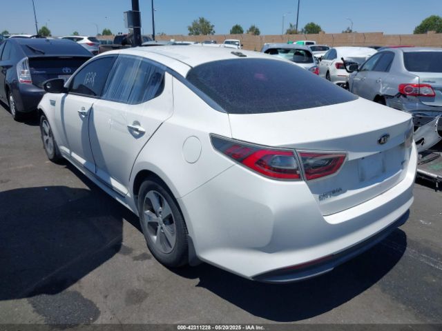 KNAGM4ADXE5068096 KIA Optima Hybrid Lx
