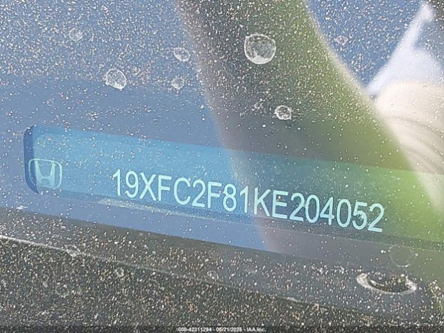 19XFC2F81KE204052 Honda Civic Sport