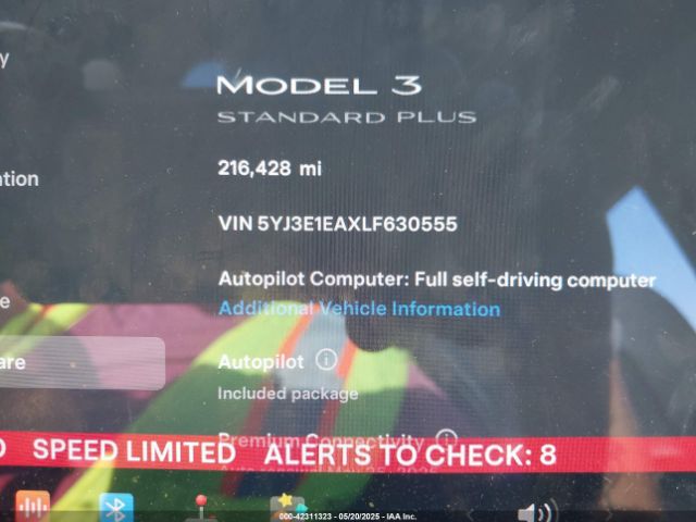 5YJ3E1EAXLF630555 Tesla 2020