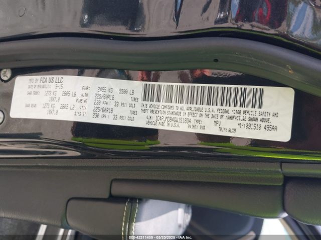1C4PJMDB4GW151834 Jeep Cherokee Limited