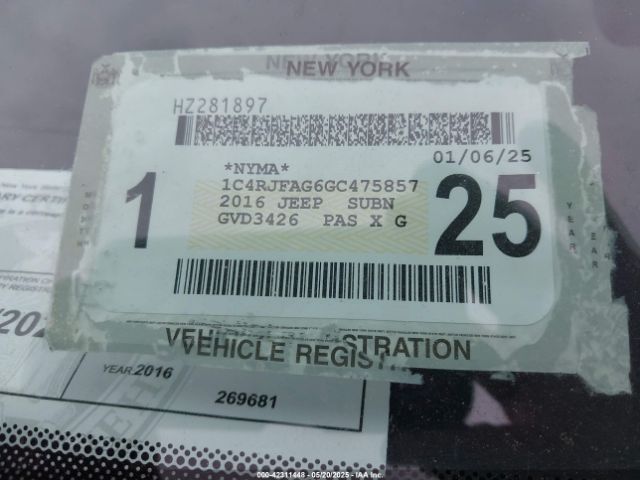 1C4RJFAG6GC475857 Jeep Grand Cherokee 75th Anniversary