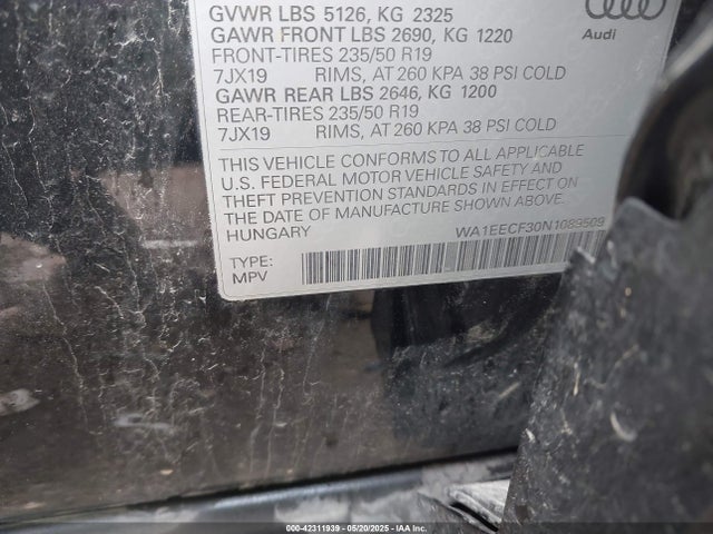 2022 AUDI Q3 WA1EECF30N1089509 Photo 8