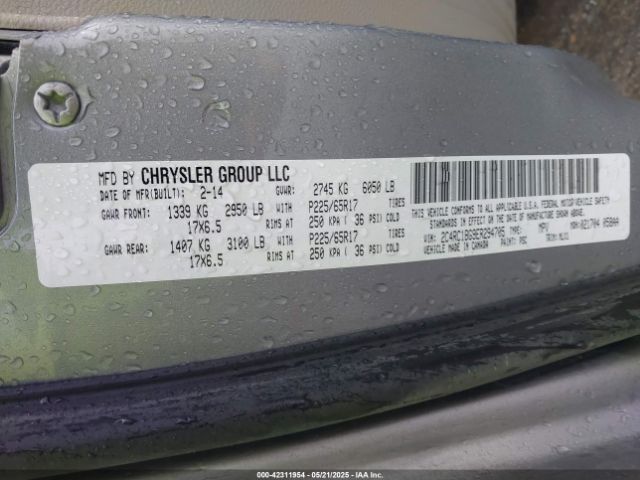2014 CHRYSLER TOWN & COUNTRY 2C4RC1BG9ER294705 Photo 8