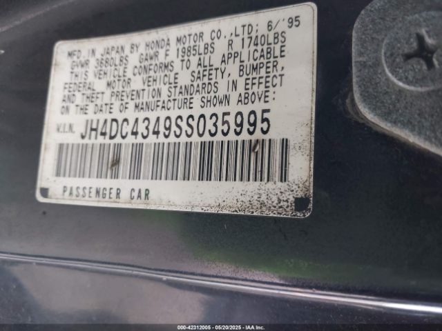 1995 ACURA INTEGRA JH4DC4349SS035995 Photo 8