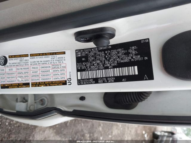 2008 LEXUS GX 470 JTJBT20X680170901 Photo 8