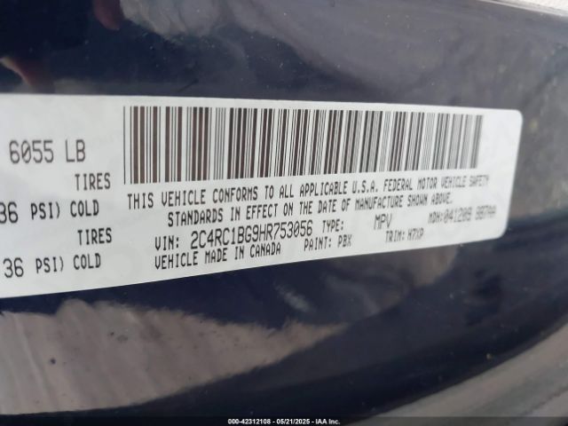 2017 CHRYSLER PACIFICA 2C4RC1BG9HR753056 Photo 8