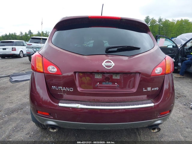 Продажа на аукционе авто 2009 Nissan Murano Le, vin: JN8AZ18W99W100282, номер лота: 42312121