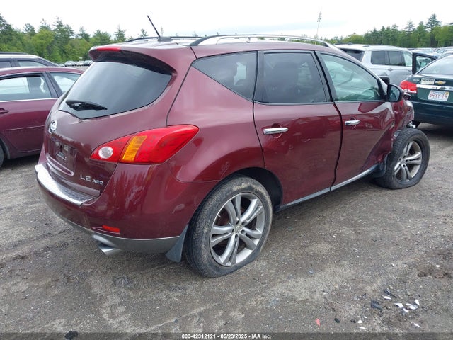 Продажа на аукционе авто 2009 Nissan Murano Le, vin: JN8AZ18W99W100282, номер лота: 42312121