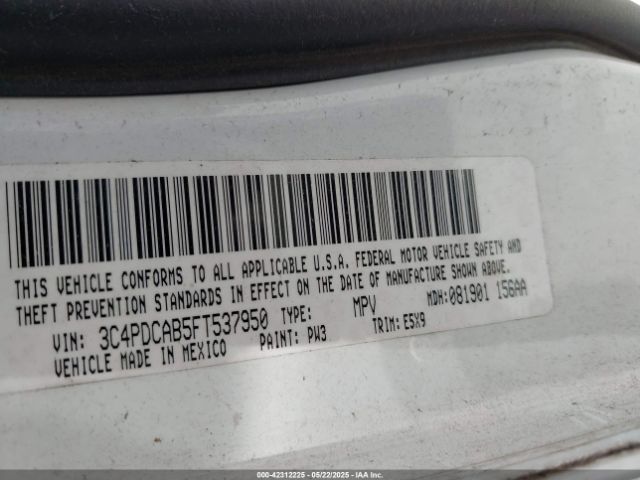 3C4PDCAB5FT537950 Dodge Journey American Value Pkg