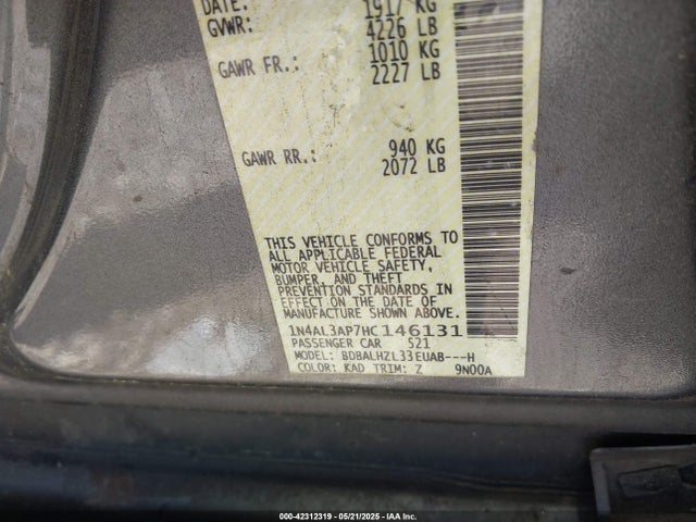 1N4AL3AP7HC146131 Nissan 2017
