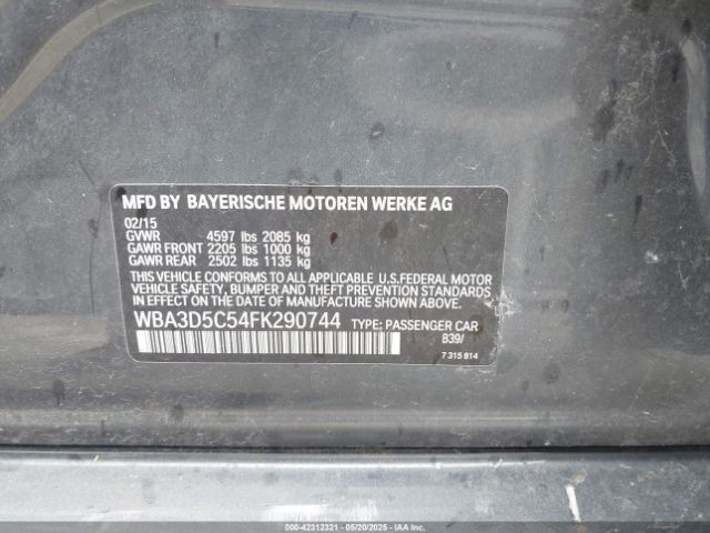 WBA3D5C54FK290744 BMW 328d Xdrive