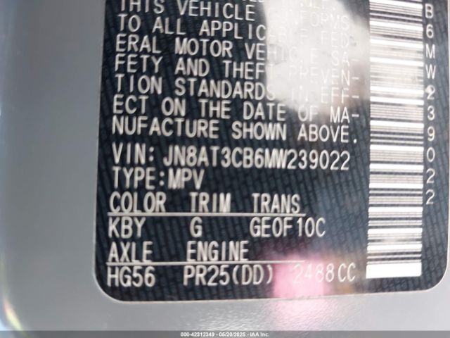2021 NISSAN ROGUE JN8AT3CB6MW239022 Photo 8