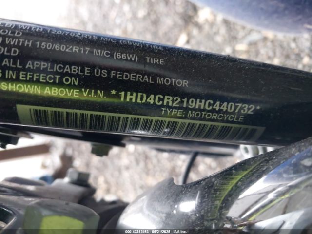 2017 HARLEY-DAVIDSON XL883 1HD4CR219HC440732 Photo 9