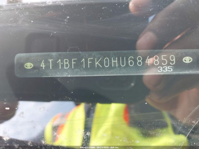 4T1BF1FK0HU684859 Toyota CAMRY SE