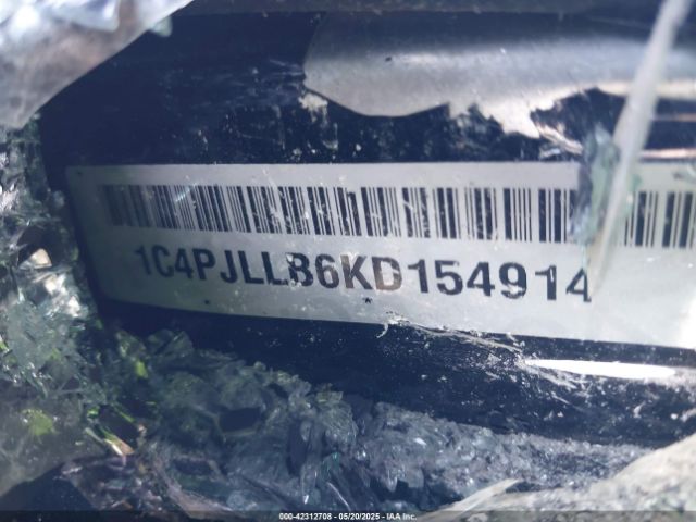 1C4PJLLB6KD154914 Jeep Cherokee Latitude Plus Fwd
