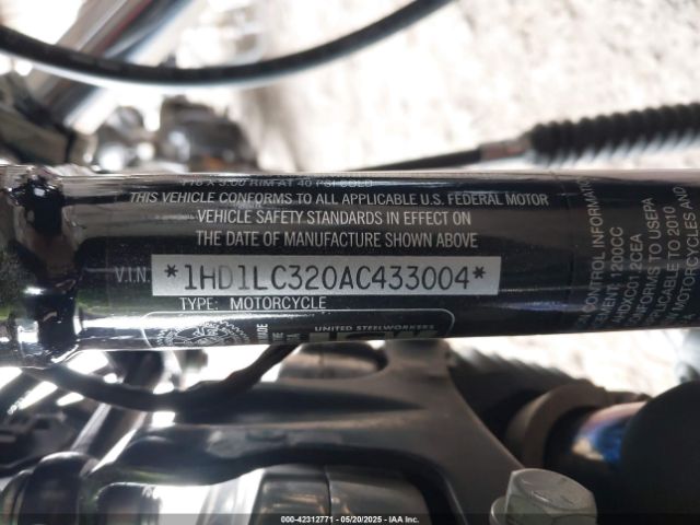 2010 HARLEY-DAVIDSON XL1200 1HD1LC320AC433004 Photo 9