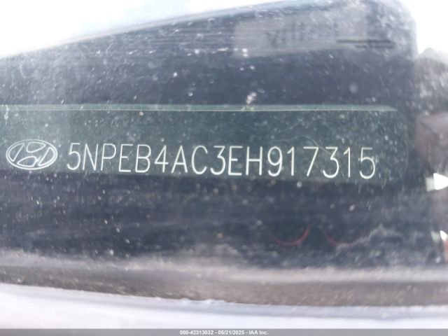 5NPEB4AC3EH917315 Hyundai SONATA GLS